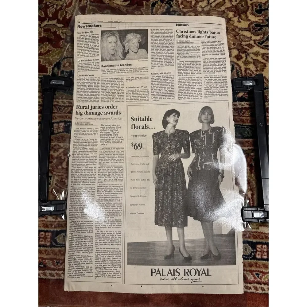RARE Selena Quintanilla April 9, 1995 Houston Chronicle Newspaper Memorial